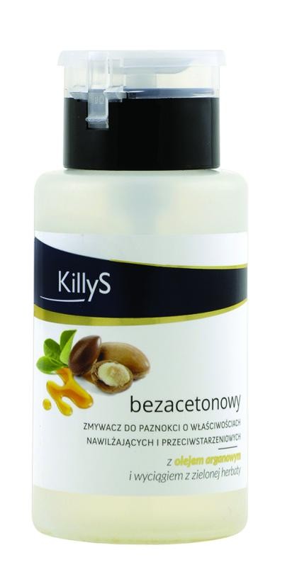 INTERVION Levasmalto senza acetone Solvente per unghie senza acetone con pompetta Olio di Argan 200ml
