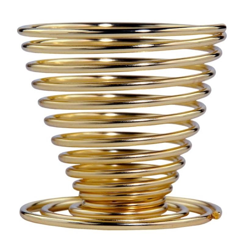 INTERVION Porta spugnetta per trucco oro