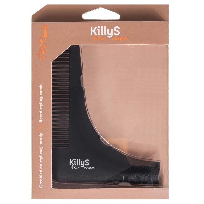 KILLYS For Men Beard Styling Comb Pettine per styling barba in legno