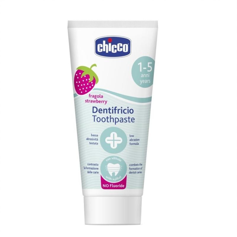 CHICCO Dentifricio Dentifricio senza fluoro al gusto di fragola 15l 50ml