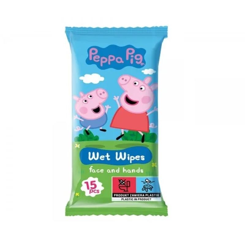 PEPPA PIG Salviette umidificate Fragola 15 pz
