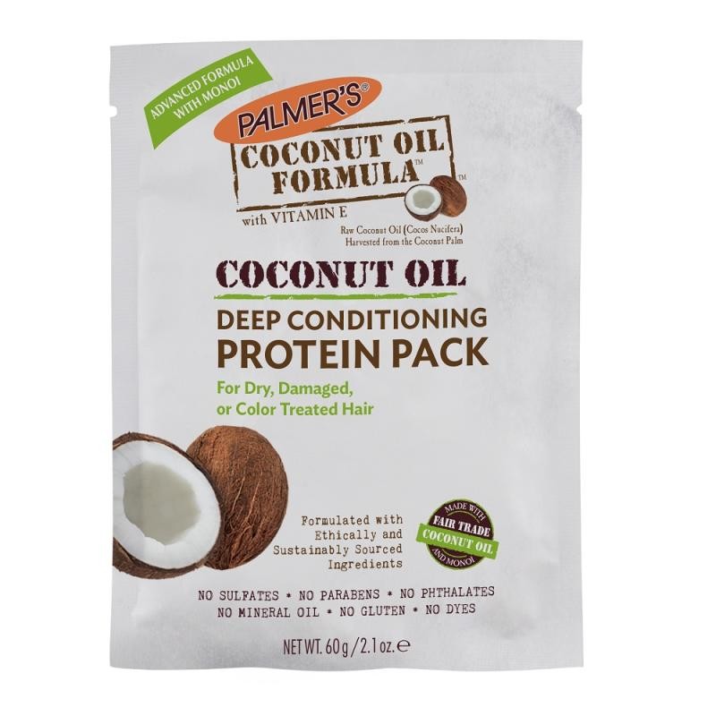 PALMERS Coconut Oil Formula Deep Conditioner Protein Pack trattamento proteico per capelli con olio di cocco 60g