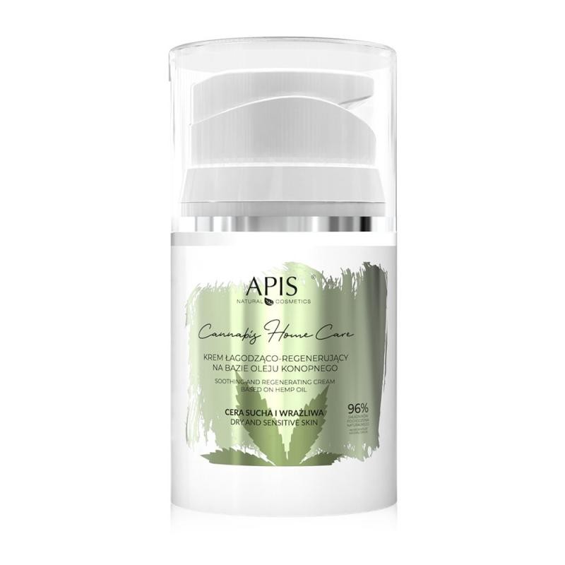 APIS Cannabis Home Care crema lenitiva e rigenerante a base di olio di canapa 50ml
