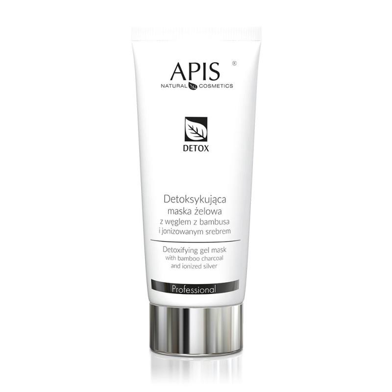 APIS Professional Detox Gel Mask maschera gel detossinante con carbone di bamb e argento ionizzato 200ml