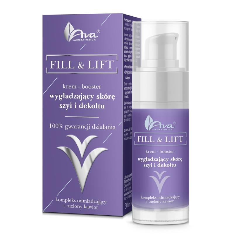 AVA LABORATORIUM Fill Lift crema levigante per la pelle del collo e del dcollet 30ml