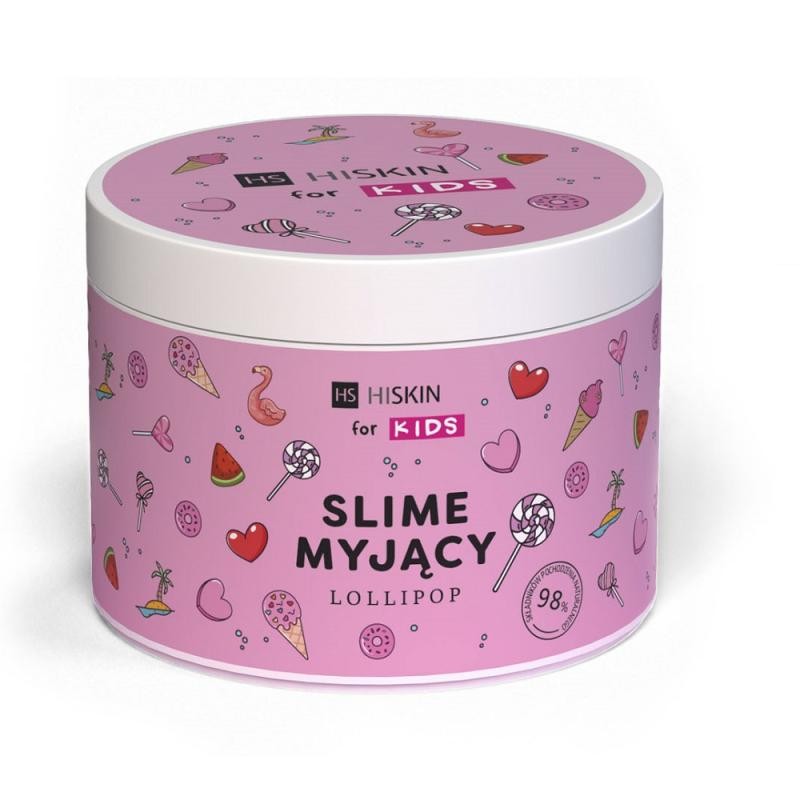 HISKIN Kids Gelatina per il bagnoschiuma Slime per bambini Lollipop 150ml