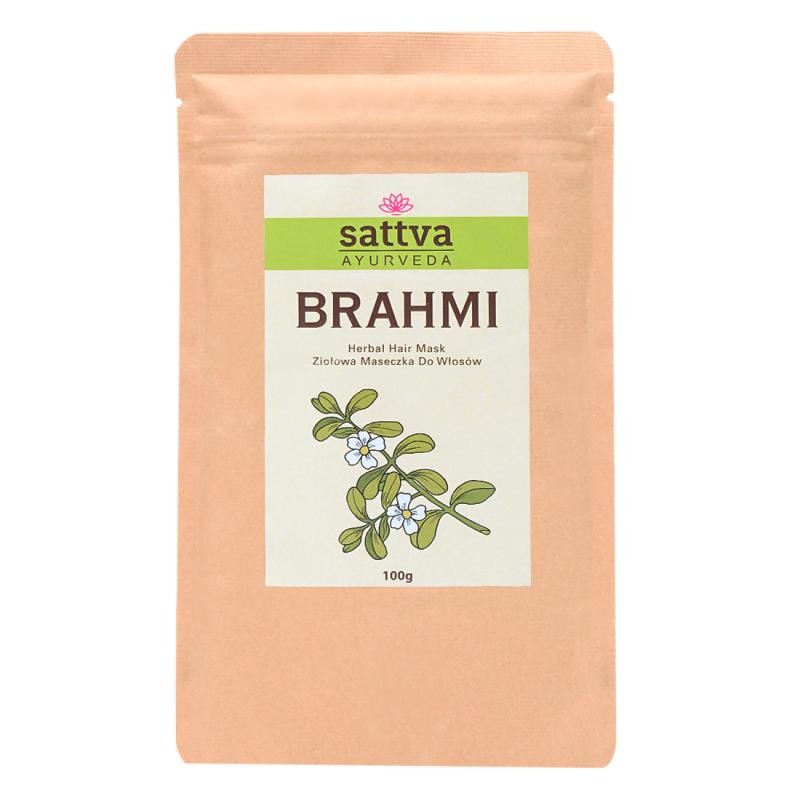 SATTVA Ayurveda Brahmi Powder polvere rinforzante per capelli 100g