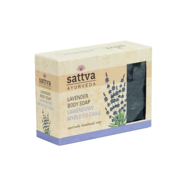 SATTVA Body Soap Sapone indiano alla glicerina Lavanda 125g