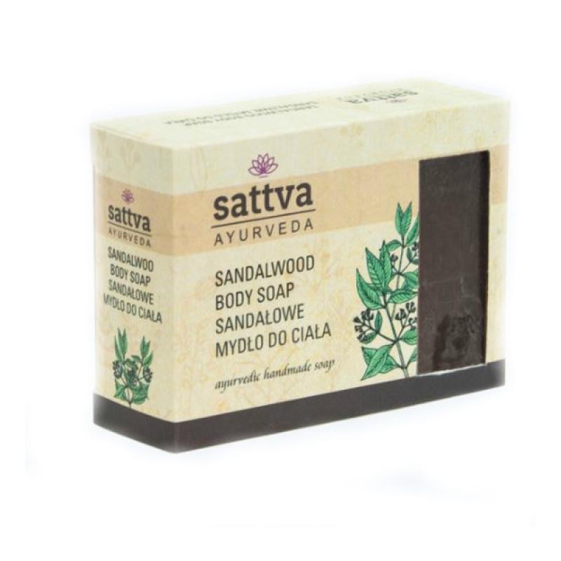 SATTVA Body Soap Sapone indiano alla glicerina Sandalo 125g