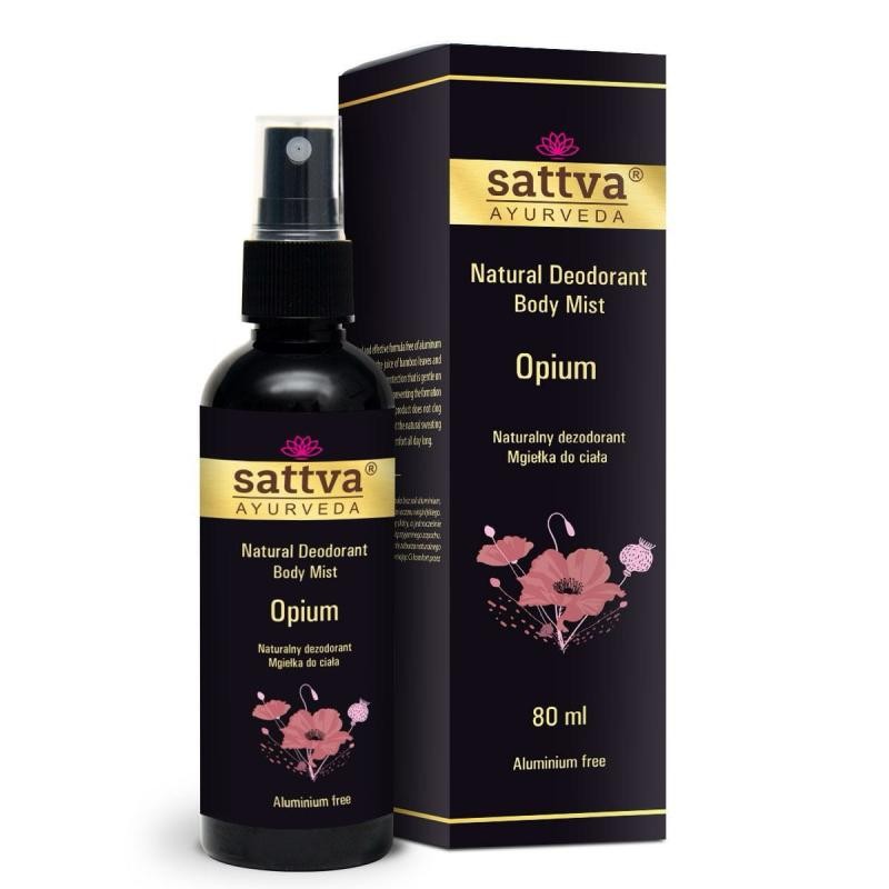 SATTVA Natural Deodorant Body Mist deodorante naturale in nebbia dOppio 80ml
