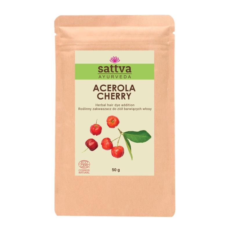 SATTVA Acidificante per henn ed erbe coloranti Ciliegia Acerola 50g