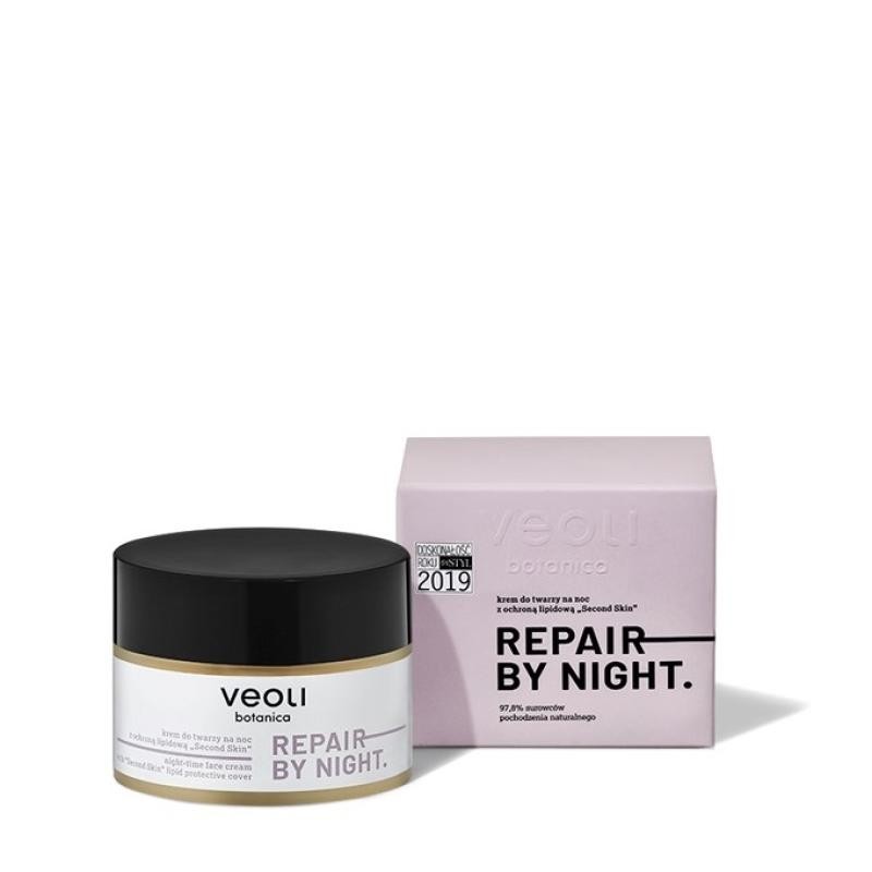 VEOLI BOTANICA Repair By Night Cream crema viso con protezione lipidica per la notte 50ml