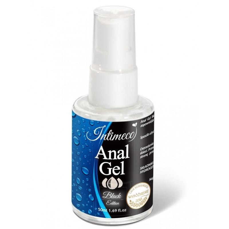 INTIMECO Anal Gel Black Edition gel anale idratante con propriet lubrificanti con atomizzatore 50ml