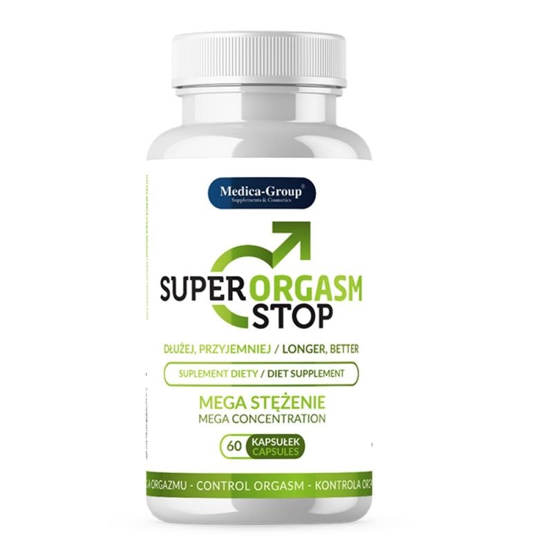 MEDICAGROUP Super Orgasm Stop capsule per eiaculazione precoce Integratore alimentare 60 pz