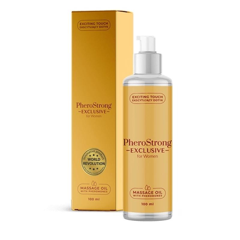 PHEROSTRONG Exclusive For Women Olio da massaggio con feromoni Olio da massaggio 100ml