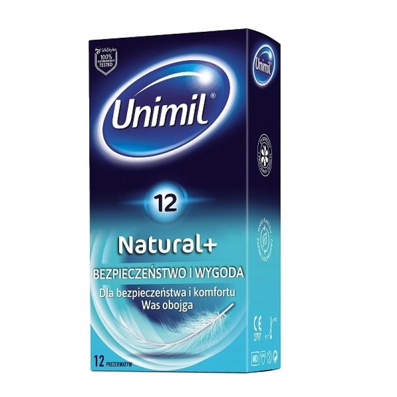 UNIMIL Preservativi in lattice naturale 12 pz