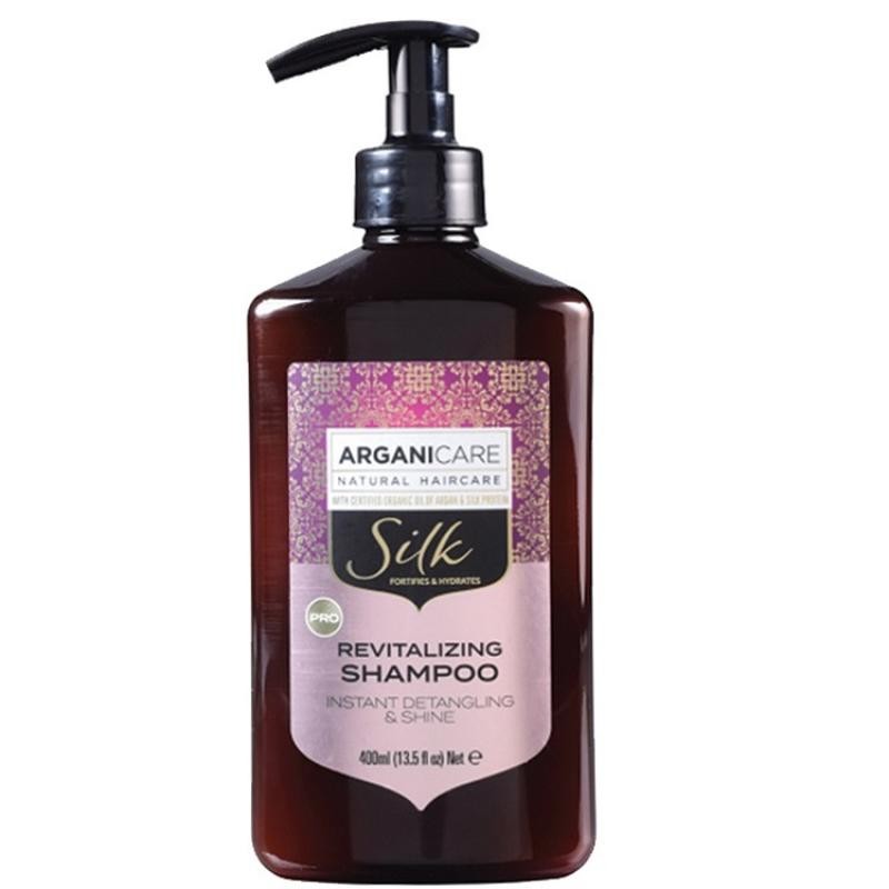ARGANICARE Silk Hair Shampoo shampoo per capelli con seta 400ml