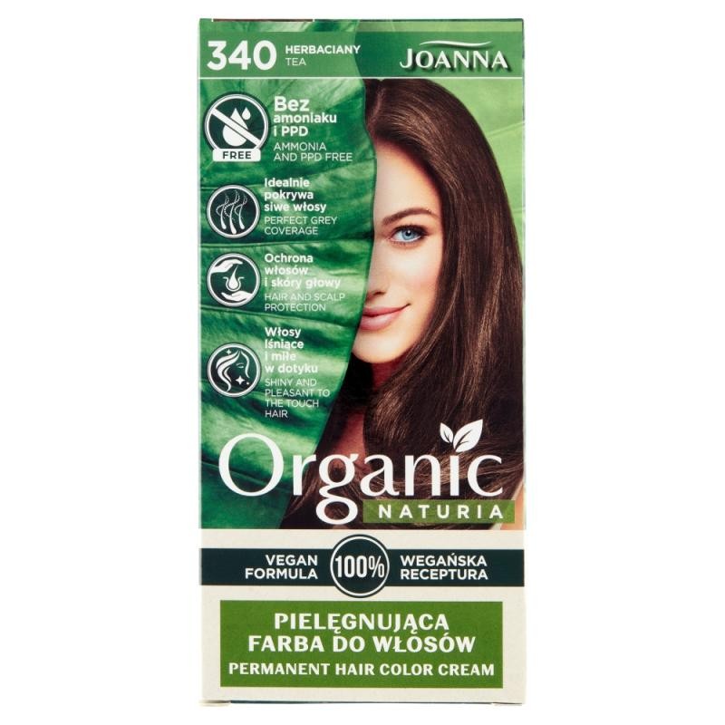 JOANNA Naturia Tintura per capelli biologica e curativa senza ammoniaca e t PPD 340