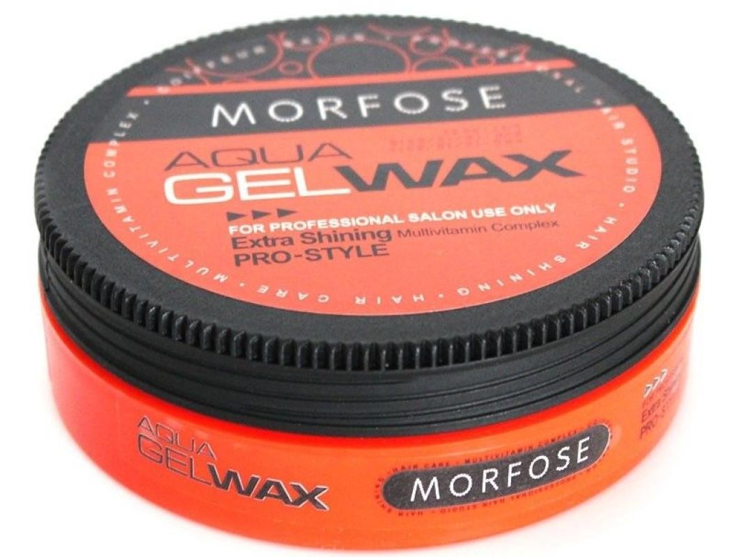 MORFOSE Professional Aqua Hair Gel Wax Extra Shining cera gel lucida per capelli Melone 175ml