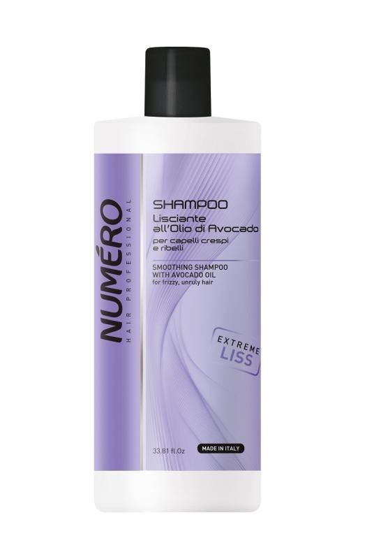 NUMERO Smoothing Shampo With Avocado Oil shampoo lisciante con olio di avocado 1000ml