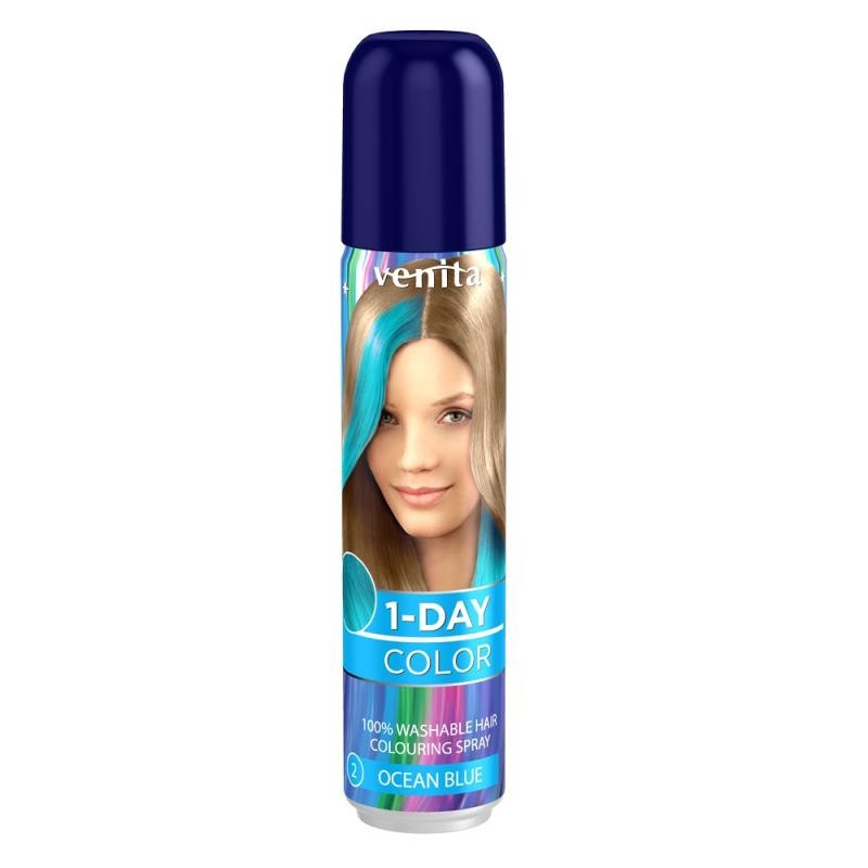 VENITA 1Day Color spray per capelli colorante Morska Fala 50ml