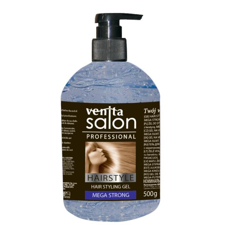 VENITA Hair Styling Gel Gel modellante per capelli Mega Strong 500g
