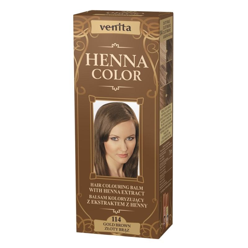 VENITA Henna Color balsamo colorante con estratto di henn 114 Castano Dorato 75ml