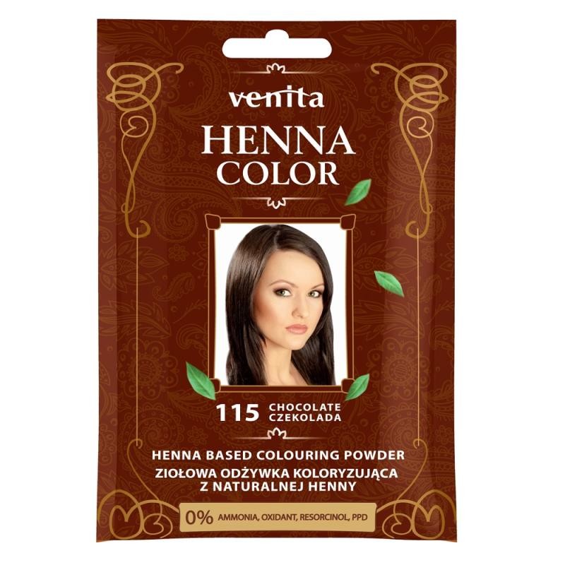 VENITA Henna Color balsamo colorante alle erbe con henn naturale 115 Cioccolato 25g