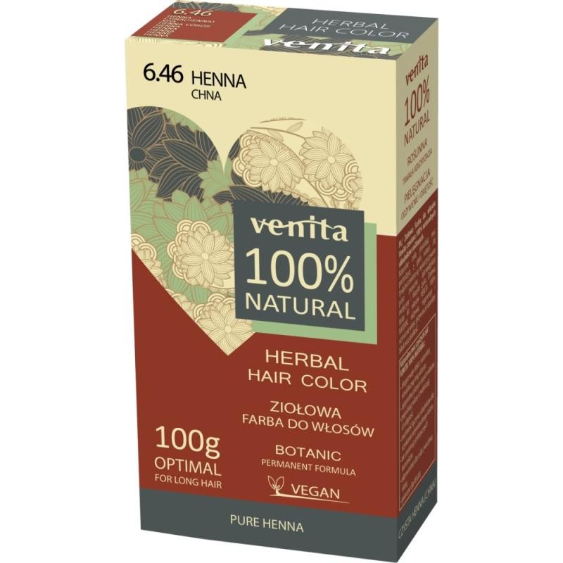 VENITA Herbal Hair Color tintura per capelli alle erbe 646 Chna
