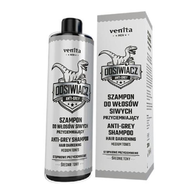 VENITA Men shampoo da uomo per capelli grigi toni medi 200 ml