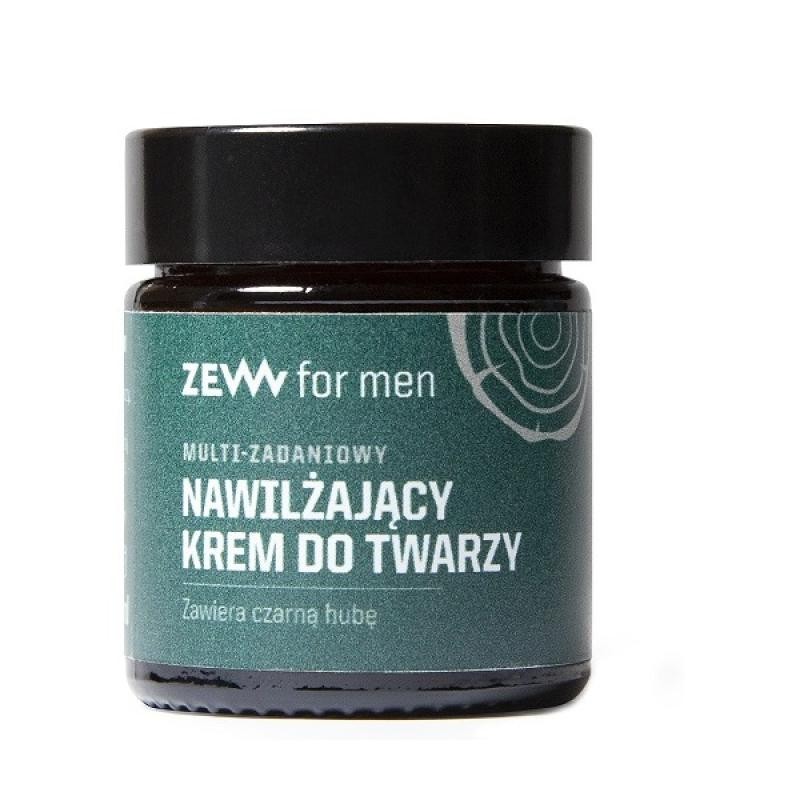 ZEW FOR MEN Crema viso idratante con spugna nera 30ml