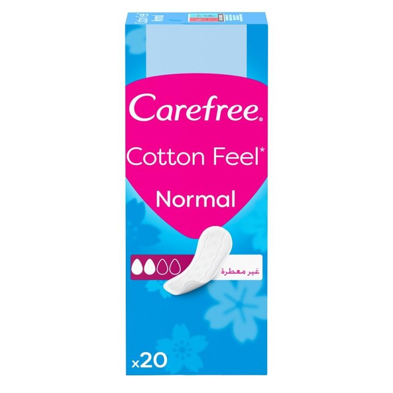 CAREFREE Normal Assorbenti con Estratto di Cotone 20 pz
