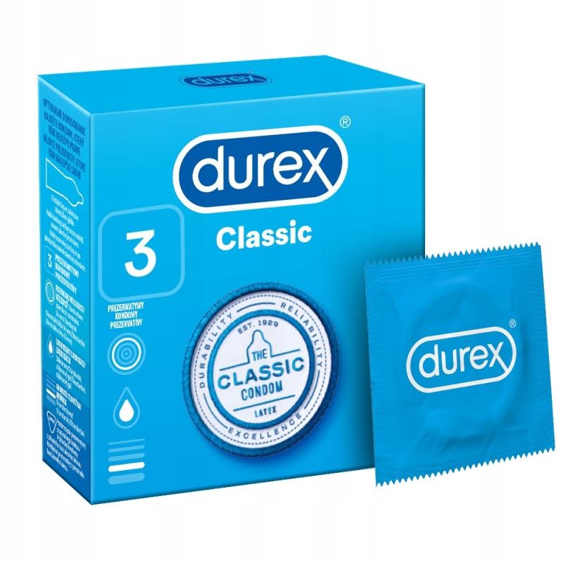 DUREX Classic 3 pz Preservativi classici