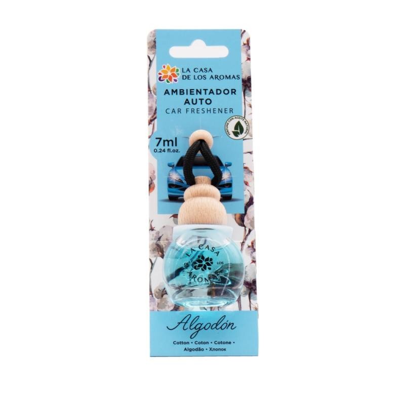 LA CASA DE LOS AROMAS Car Freshner Deodorante per auto Fiore di Cotone 7ml