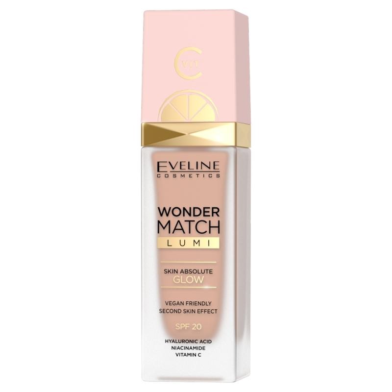 EVELINE Wonder Match Lumi fondotinta illuminante SPF20 20 Nude Warm 30ml