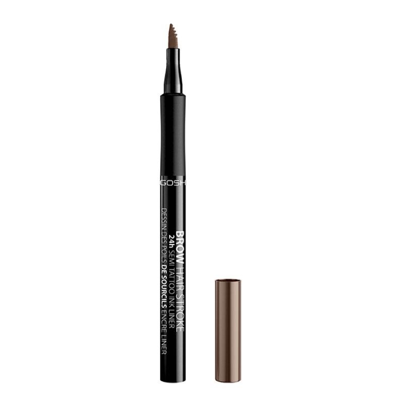 GOSH Brown Hair Stroke penna precisa per lo styling delle sopracciglia 002 Grigio Marrone