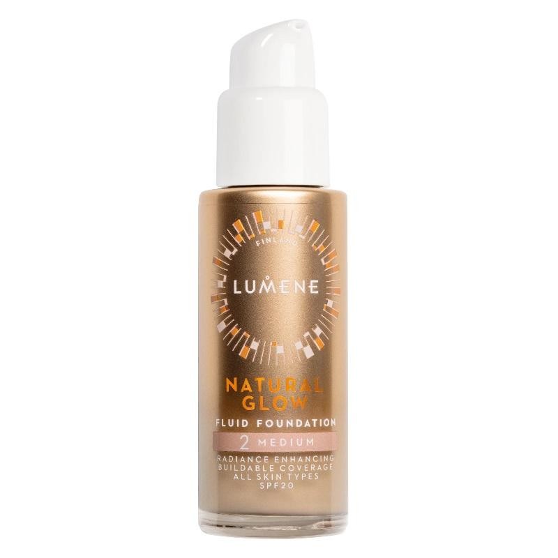 LUMENE Natural Glow Fluid Foundation fondotinta viso illuminante 2 Medium 30ml