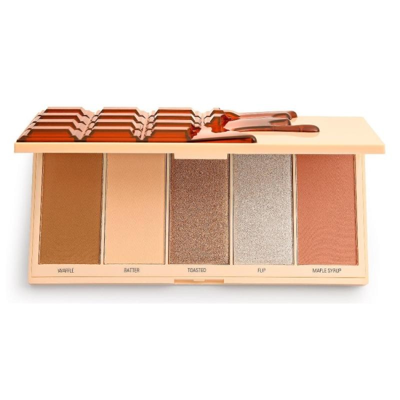 MAKEUP REVOLUTION I Heart Revolution Chocolate Face Palette Palette di ombretti Waffle 18g