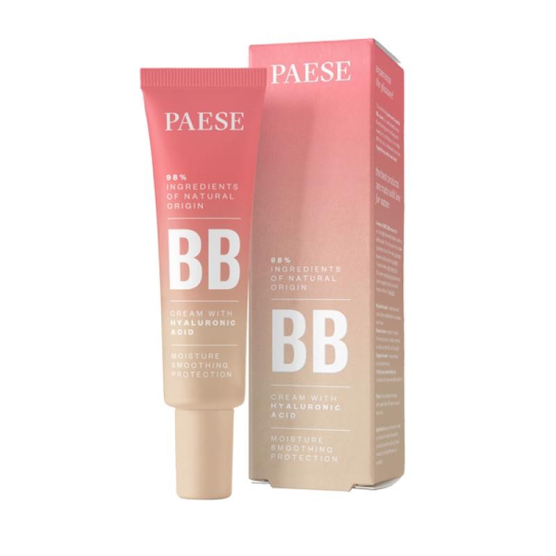 PAESE BB Cream Hyaluronic Acid colorazione naturale BB cream con acido ialuronico 01N Avorio 30ml