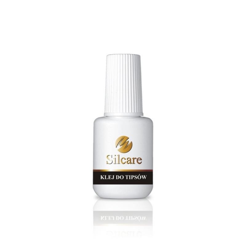 SILCARE Colla trasparente per punte unghie con pennellino 75g