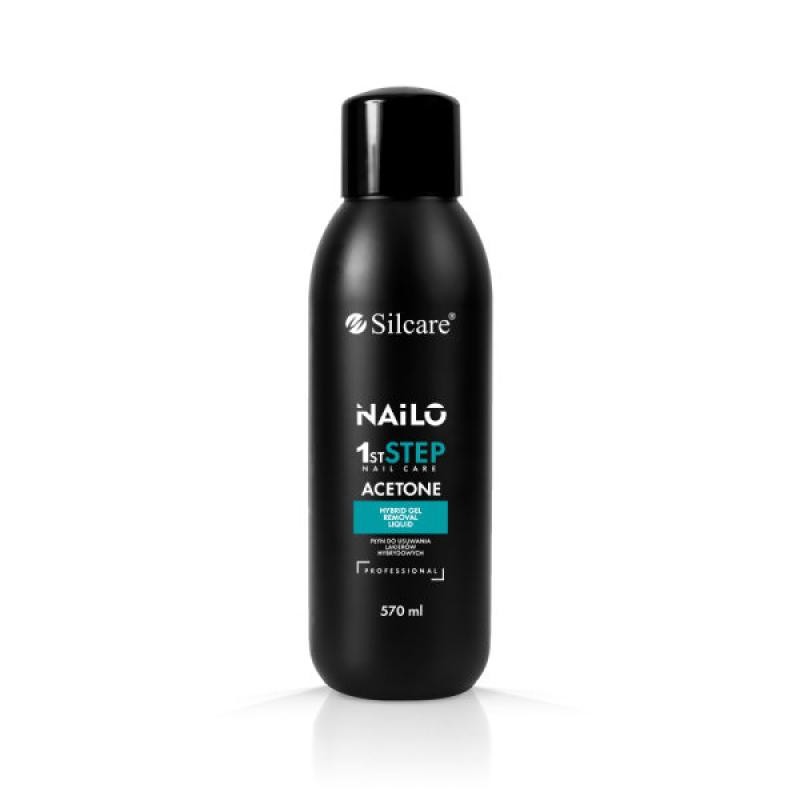 SILCARE Nailo Acetone acetone per la rimozione di ibridi 570ml