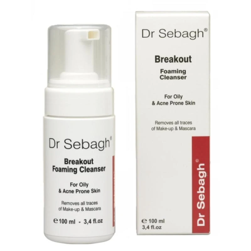 DR SEBAGH Breakout Foaming Cleanser For Oily Skin schiuma detergente viso 100ml