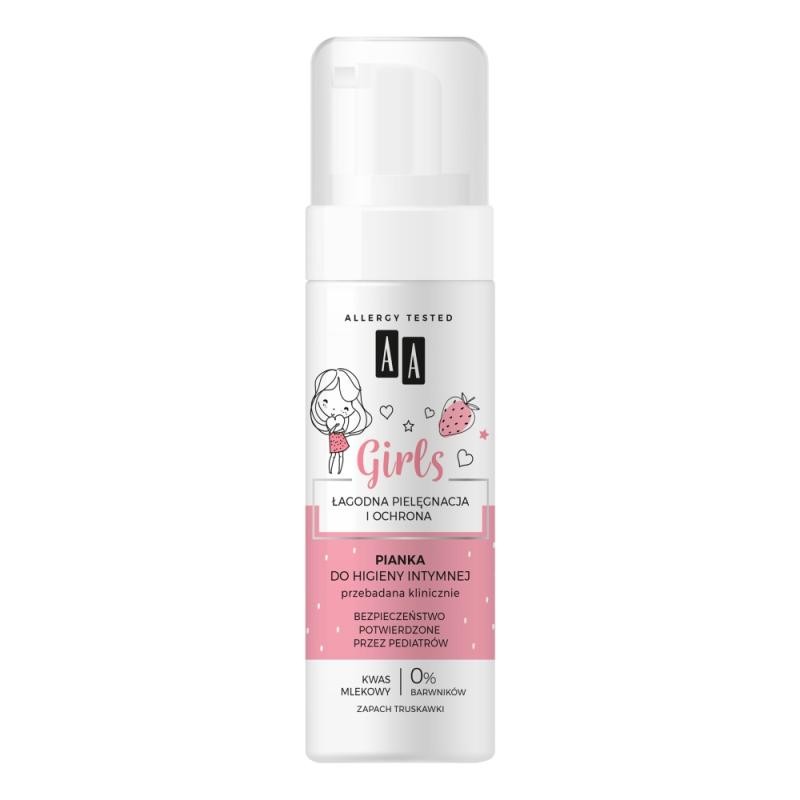AA Girls schiuma per ligiene intima delicata cura e protezione 150ml