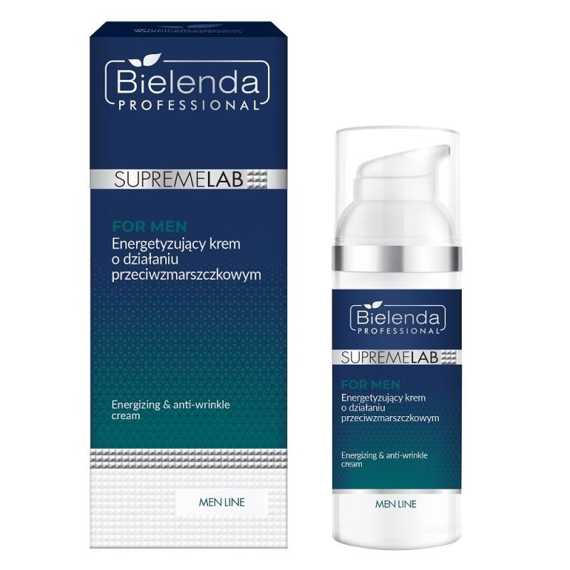 BIELENDA PROFESSIONAL Supremelab Men Line crema viso energizzante con effetto antirughe 50ml