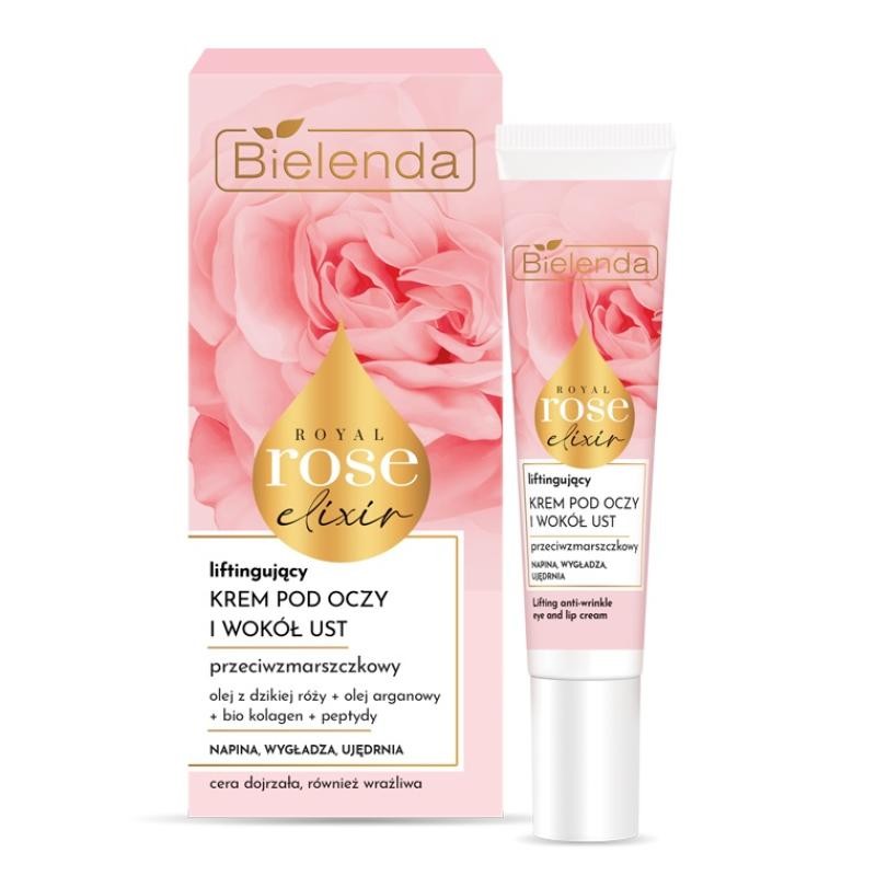 BIELENDA Royal Rose Elixir crema lifting sotto gli occhi e intorno alle labbra 15ml
