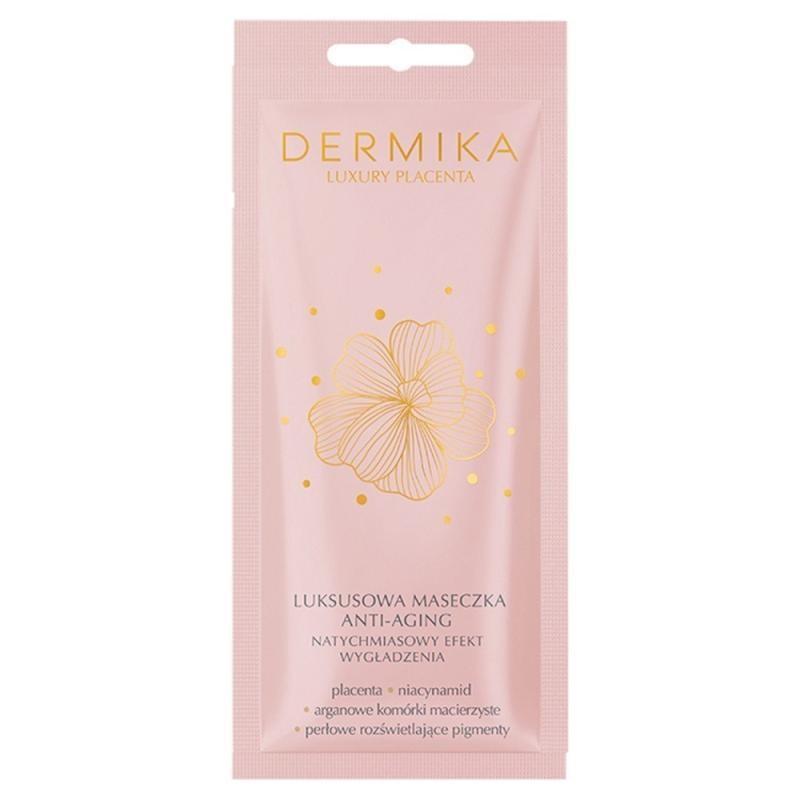 DERMIKA Luxury Placenta maschera lussuosa con effetto levigante 10ml