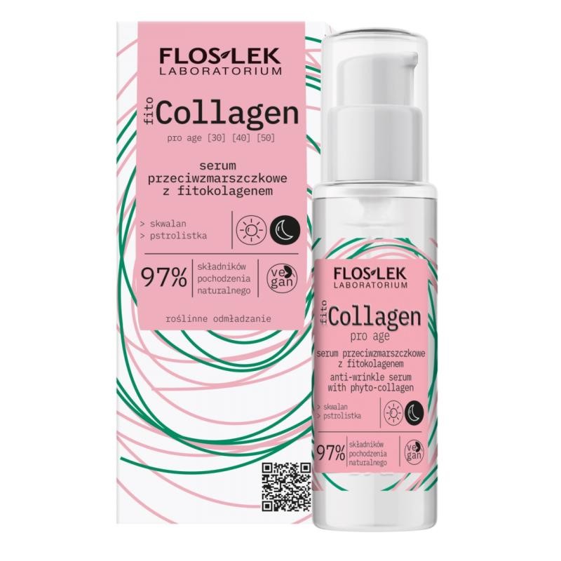 FLOSLEK Fito Collagen AntiWrinkle Serum siero antirughe con fitocollagene 30ml