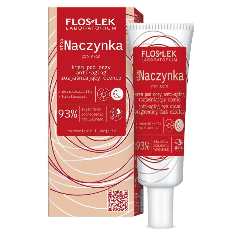 FLOSLEK StopNaczynka crema contorno occhi antirughe illuminante per occhiaie 30ml