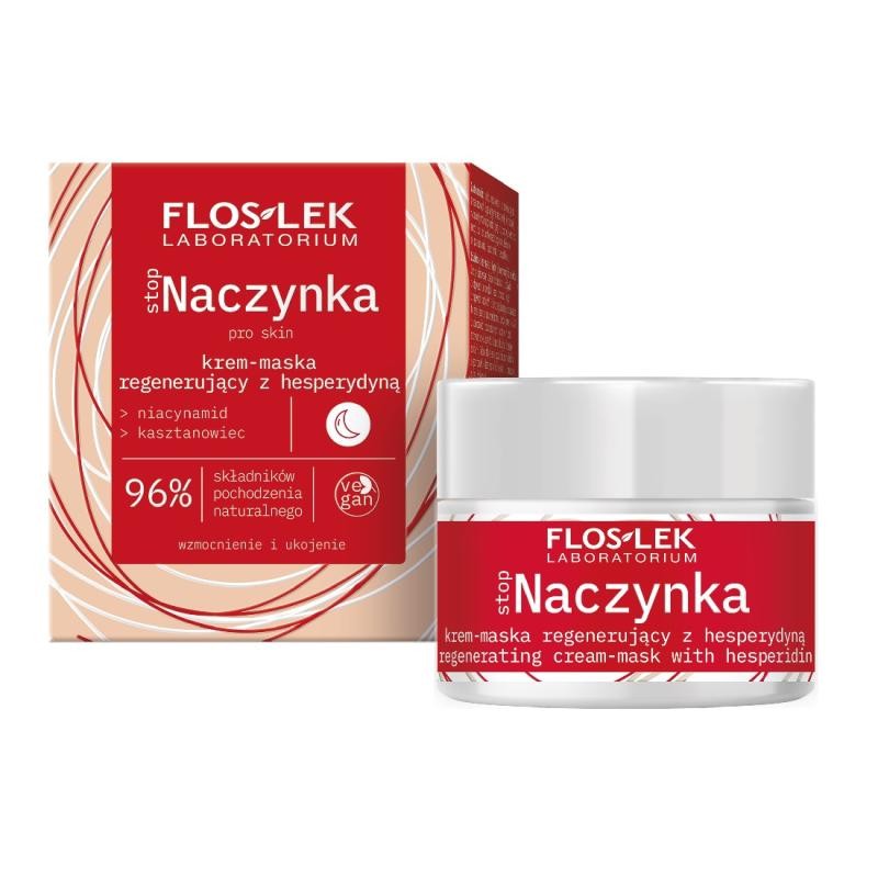 FLOSLEK StopNaczynka mascheracrema rigenerante per la notte 50ml