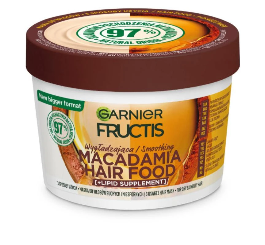 GARNIER Hair Food Maschera idratante per capelli alla Macadamia 400ml